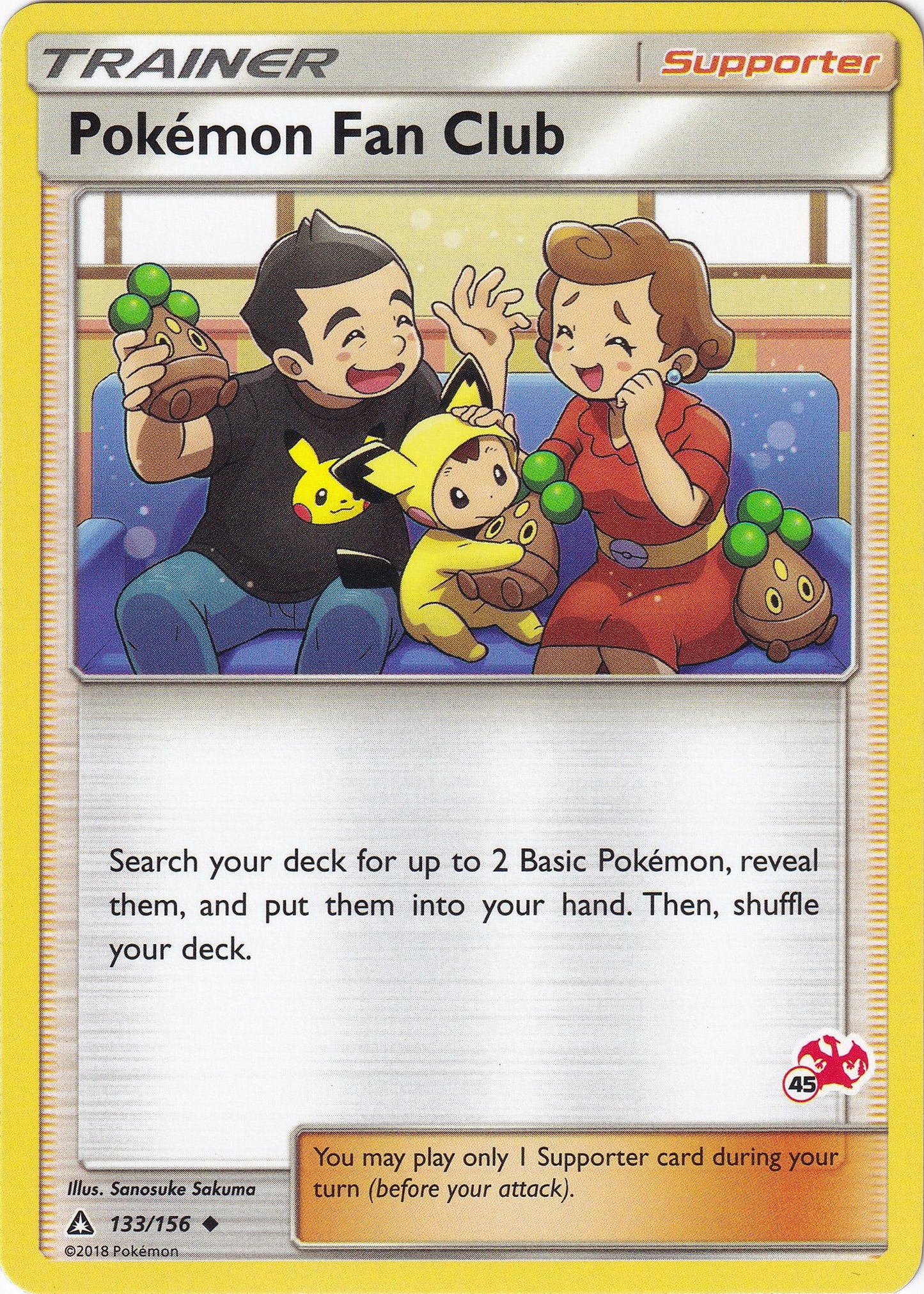 Pokemon Fan Club - 133/156 (#45 Charizard Stamped)