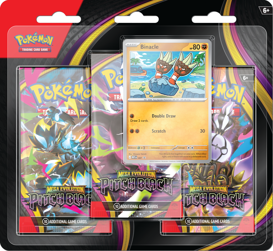 POKEMON ME05 PITCH BLACK 3PK BLISTER