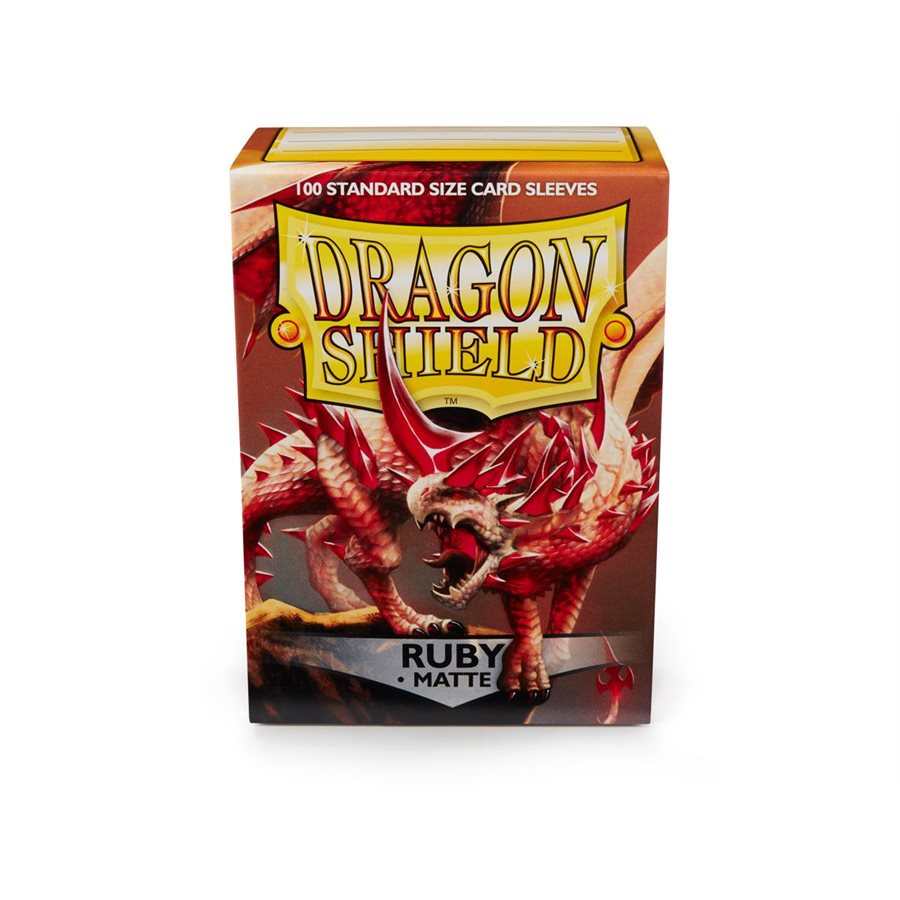 Sleeves: Dragon Shield: Matte: Ruby (100)
