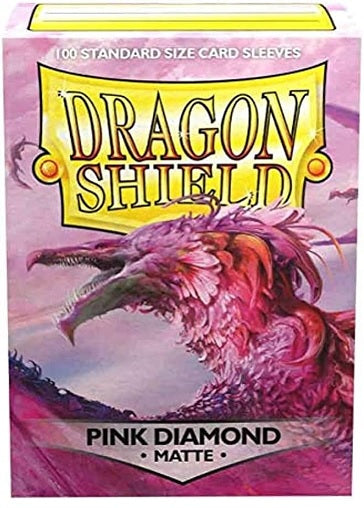 DRAGON SHIELD SLEEVES MATTE PINK DIAMOND 100CT