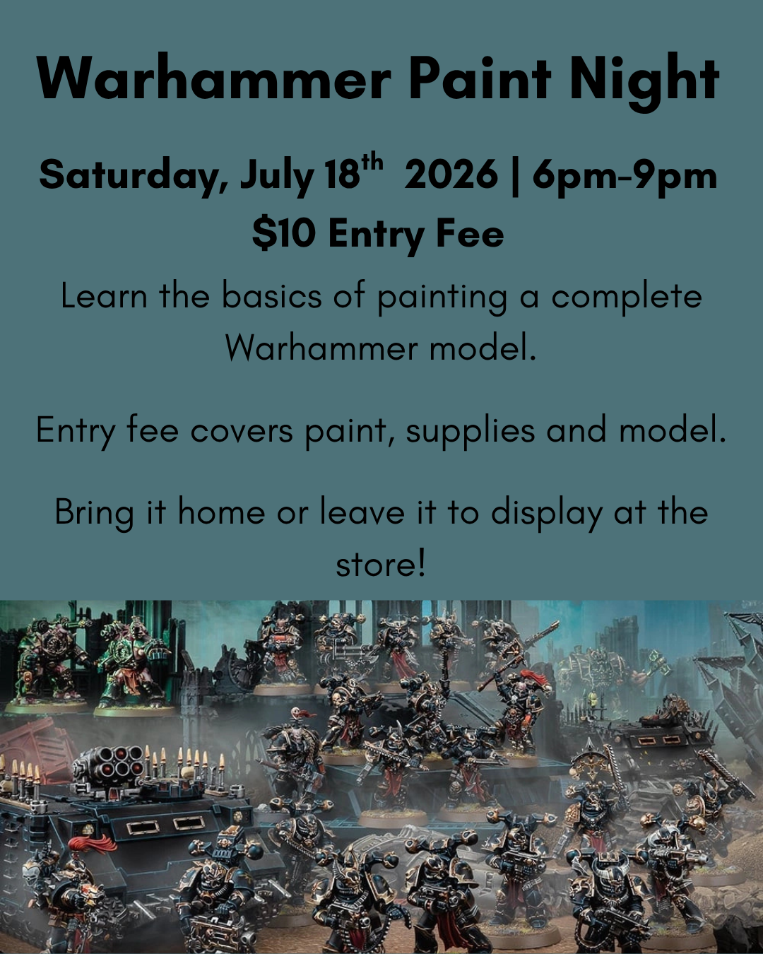 Warhammer Paint Night