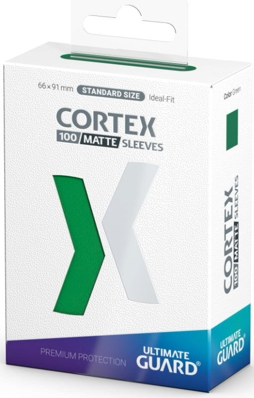 UG SLEEVES CORTEX STD MATTE GREEN 100CT