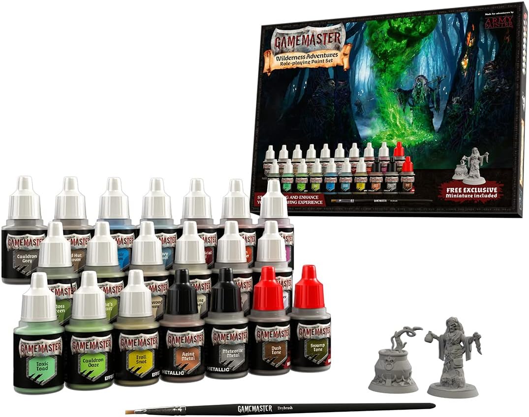 GAMEMASTER WILDERNESS ADVENTURES ROLE-PLAYING PAINT SET