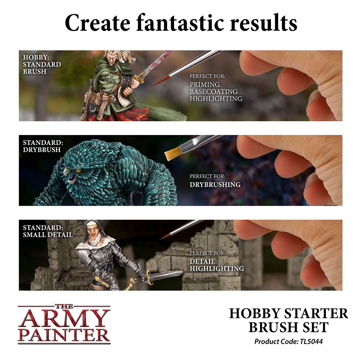 HOBBY BRUSH STARTER SET