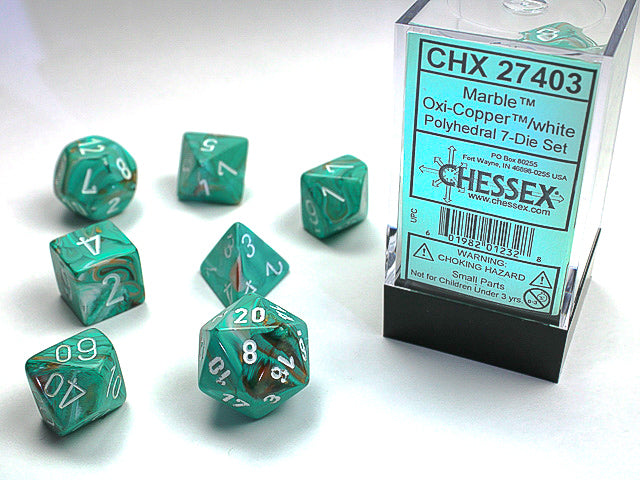 MARBLE 7-DIE SET OXI-COPPER/WHITE