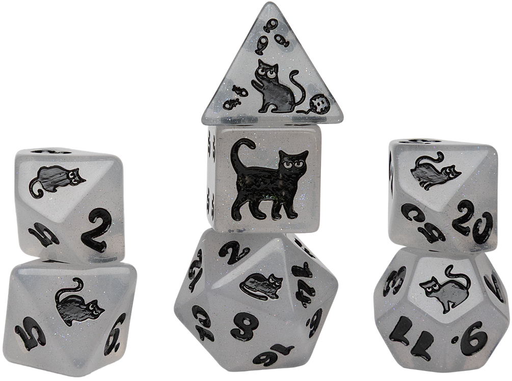 SD ANIMALS SHIMMERPAW 7-DIE SET