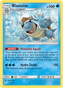 Blastoise - 25/181 (Cracked Ice Holo)