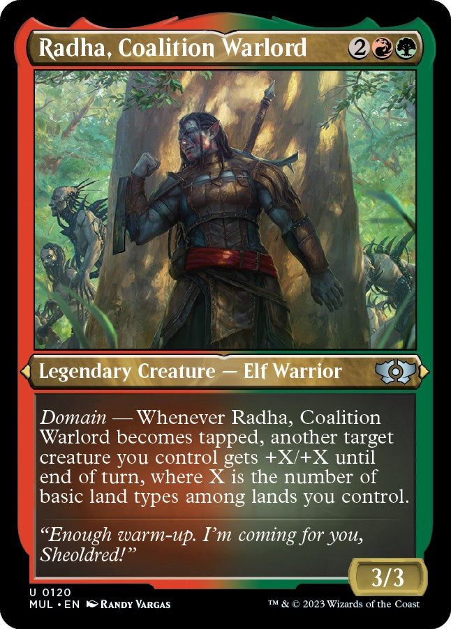 Radha, Coalition Warlord (Foil Etched)
