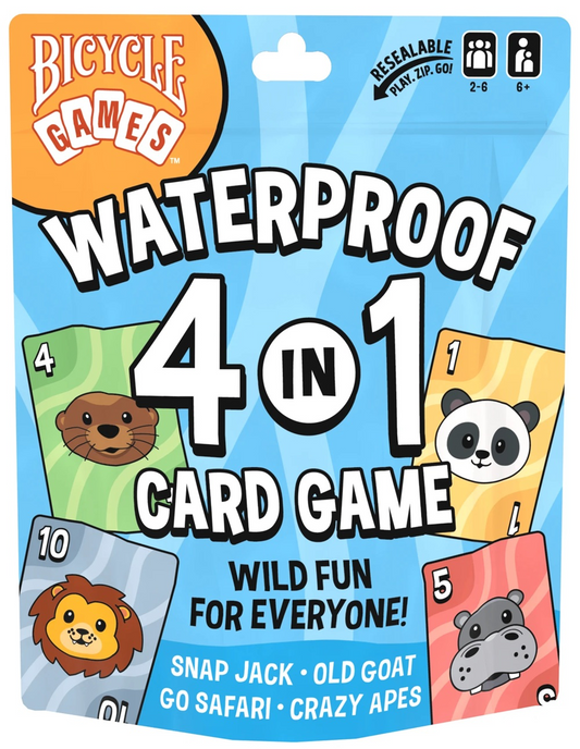 BICYCLE - WATERPROOF 4 IN 1 CARD GAME