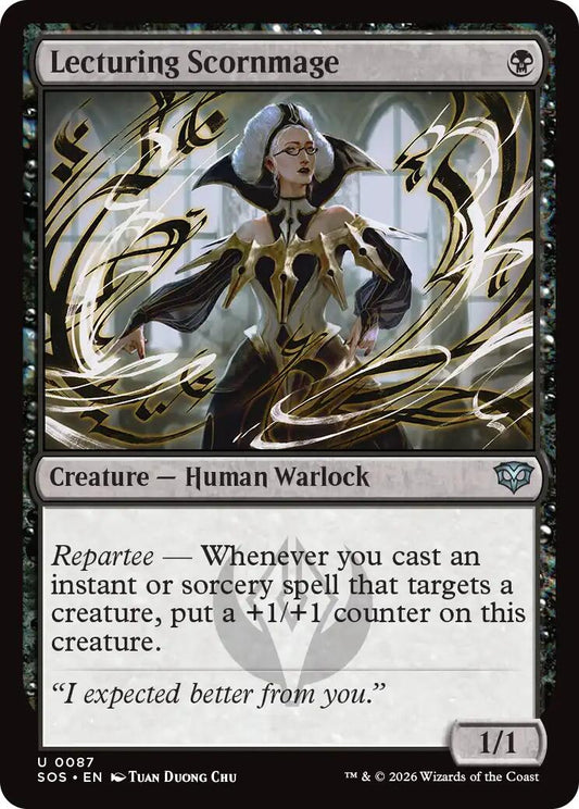 Lecturing Scornmage