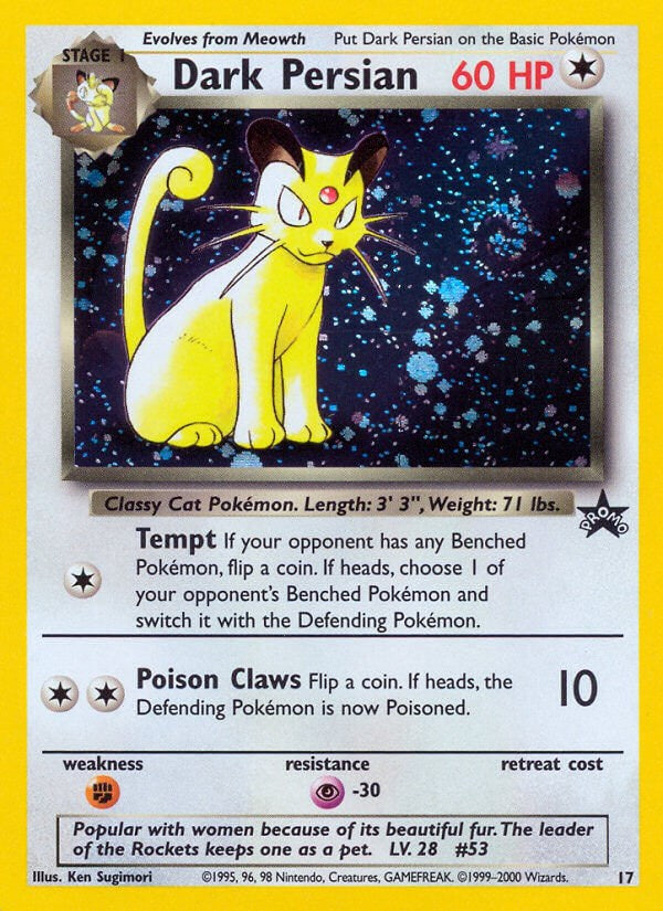 Dark Persian WoTC Black Star Promo 17