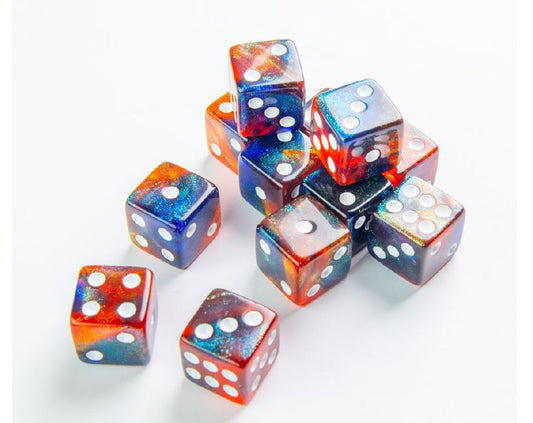 Dice: 12x D6: 16 mm: Galaxy Series: Mars