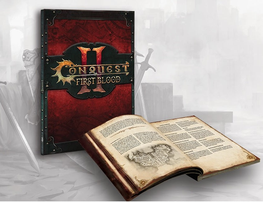 CONQUEST: FIRST BLOOD TWO-PLAYER STARTER - W'ADRHUN/OLD DOMINION