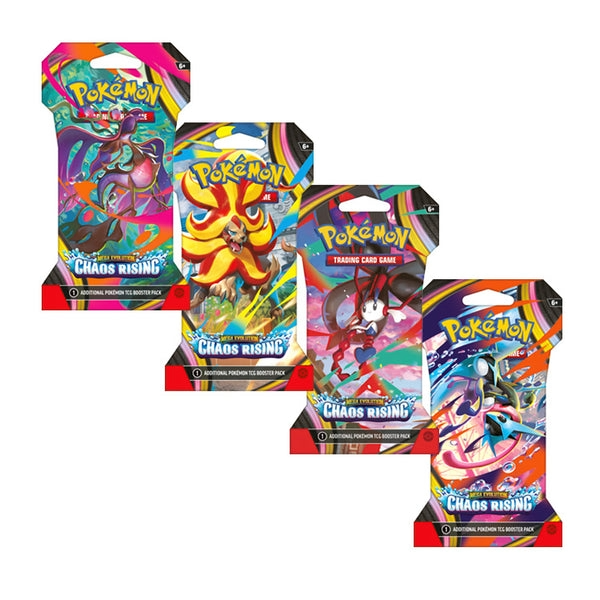 SLEEVED POKEMON ME04 CHAOS RISING PACK