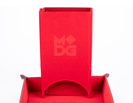 FOLD UP DICE TOWER RED