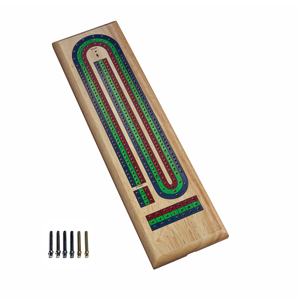 3-TRACK CRIBBAGE BOARD