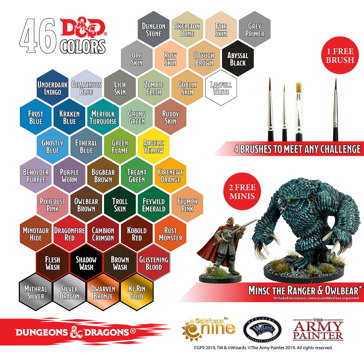 DND NOLZUR'S MONSTER PAINT SET