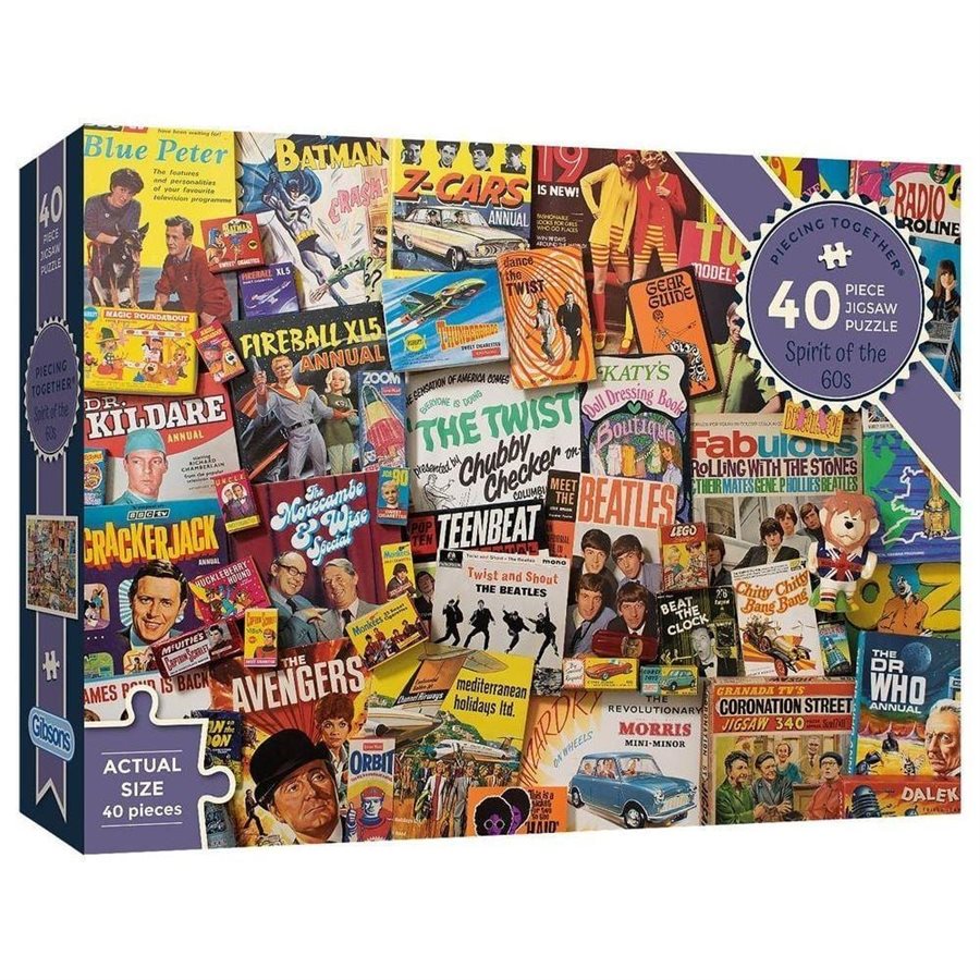 Puzzle - 40 XXL pcs - Piecing Together Collection: Spirit of the 60s
